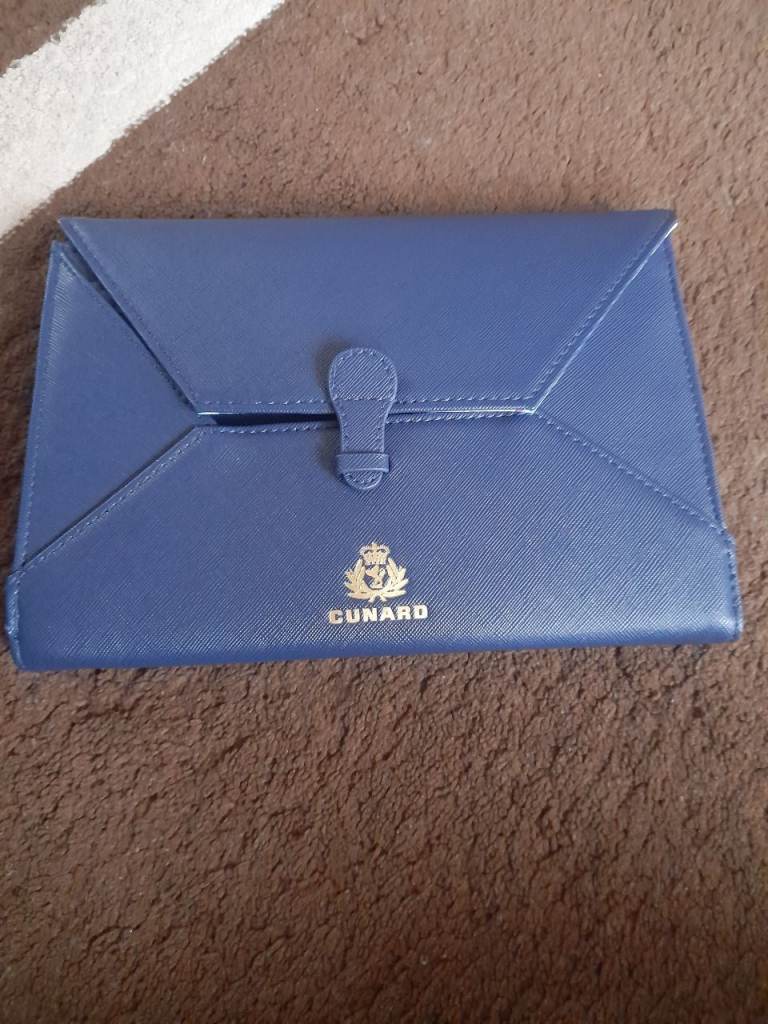 Cunard document wallet 