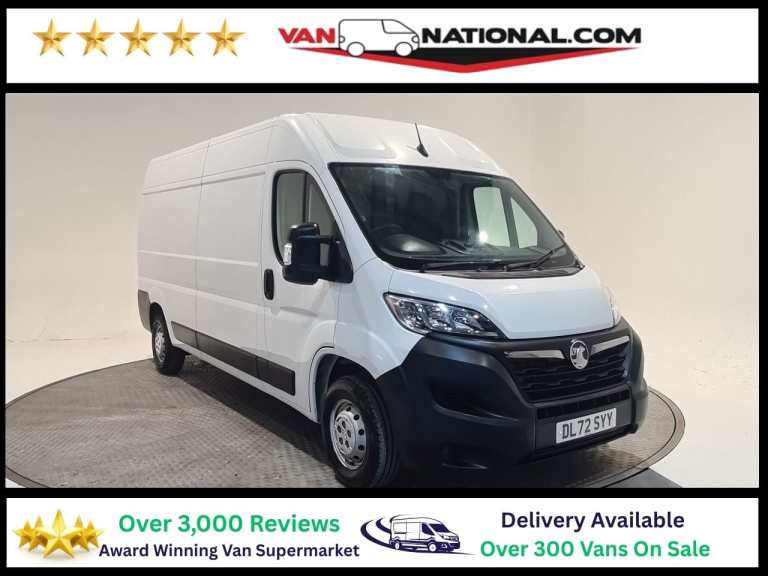 2023 Vauxhall Movano 2.2 Turbo D 140ps H2 Van Prime PANEL VAN DIESEL Manual