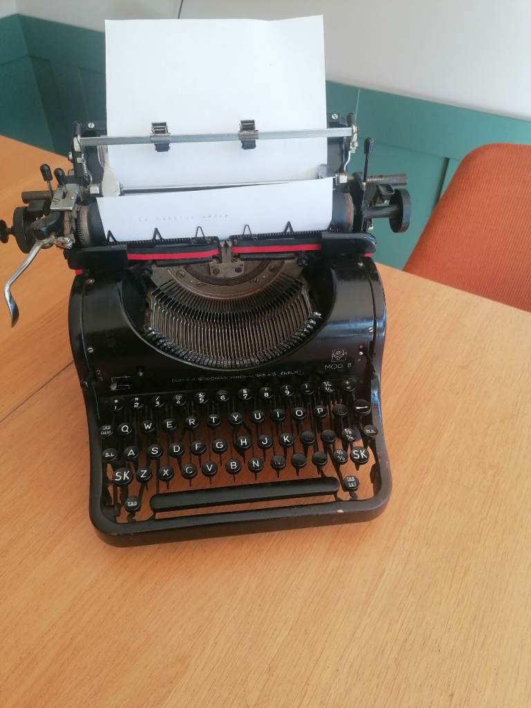 Antique Olympia MOD 8 Typewriter 