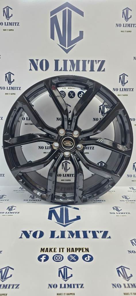 ALL 4 BRAND NEW RANGE ROVER 22" NEW SVR STYLE ALLOY WHEELS 5x120 GLOSS BLACK EDITION