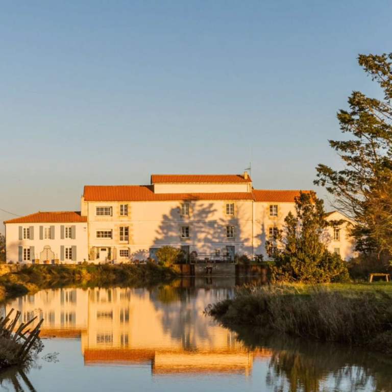 Charming Tidal Mill Apartment in France, between La Rochelle and Bordeaux – Magical Water Views