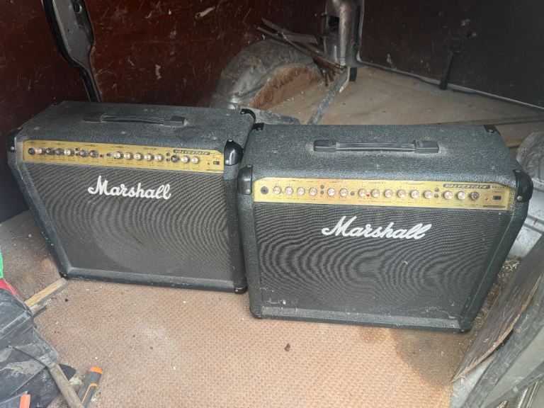 Marshall valvestate guitar amplifiers x2