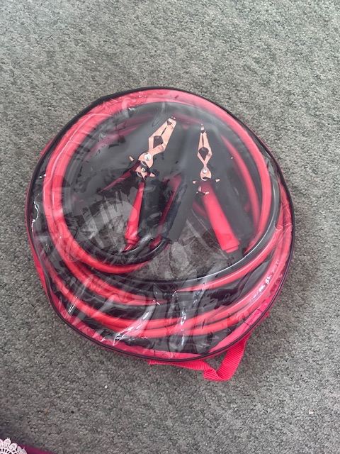 6M 1200Amp Heavy Duty Car Jump Leads Booster Cables Battery Starter Clamp