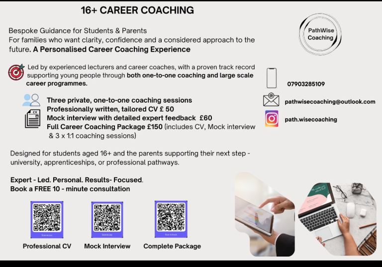 Qualified Career Coach & Business Lecturer – CVs, Mentoring & Career Success