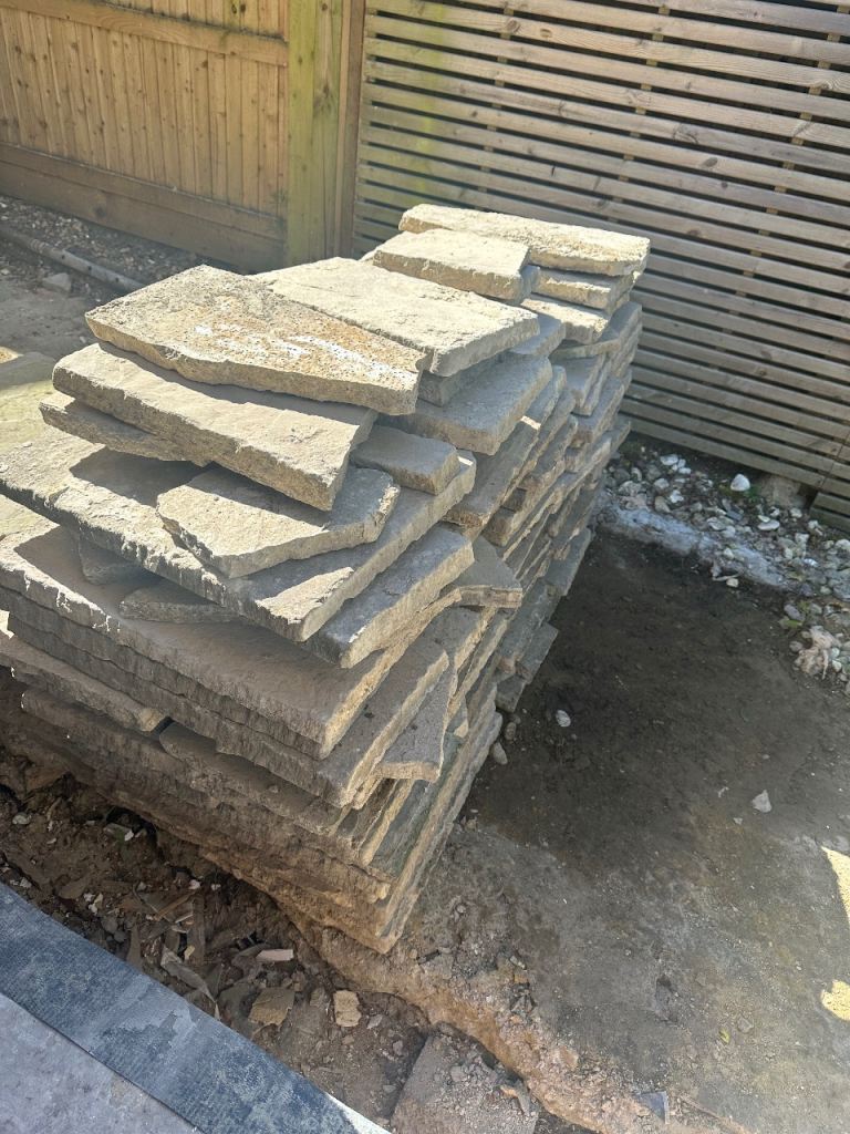 Free patio slabs 