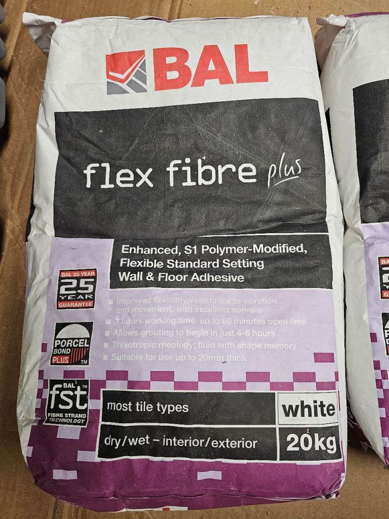 Tile Adhesive flex fibre plus
