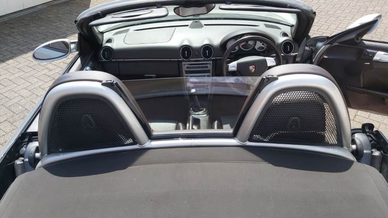 Porsche 987 Boxster 3.4S 6 speed. Arctic Silver Metallic with superb Porsche Service History