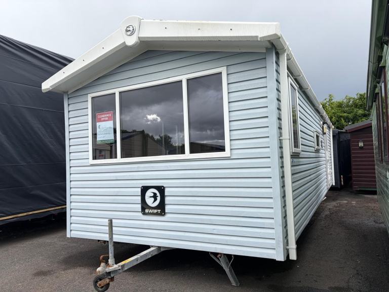 SWIFT BURGUNDY 32X10FT • 2 BED • COMPACT STATIC CARAVAN OFF SITE SALE • £16,250