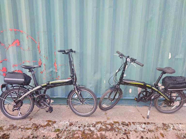Carrera Crosscity Folding Electric EBike twin sale x 2 bikes