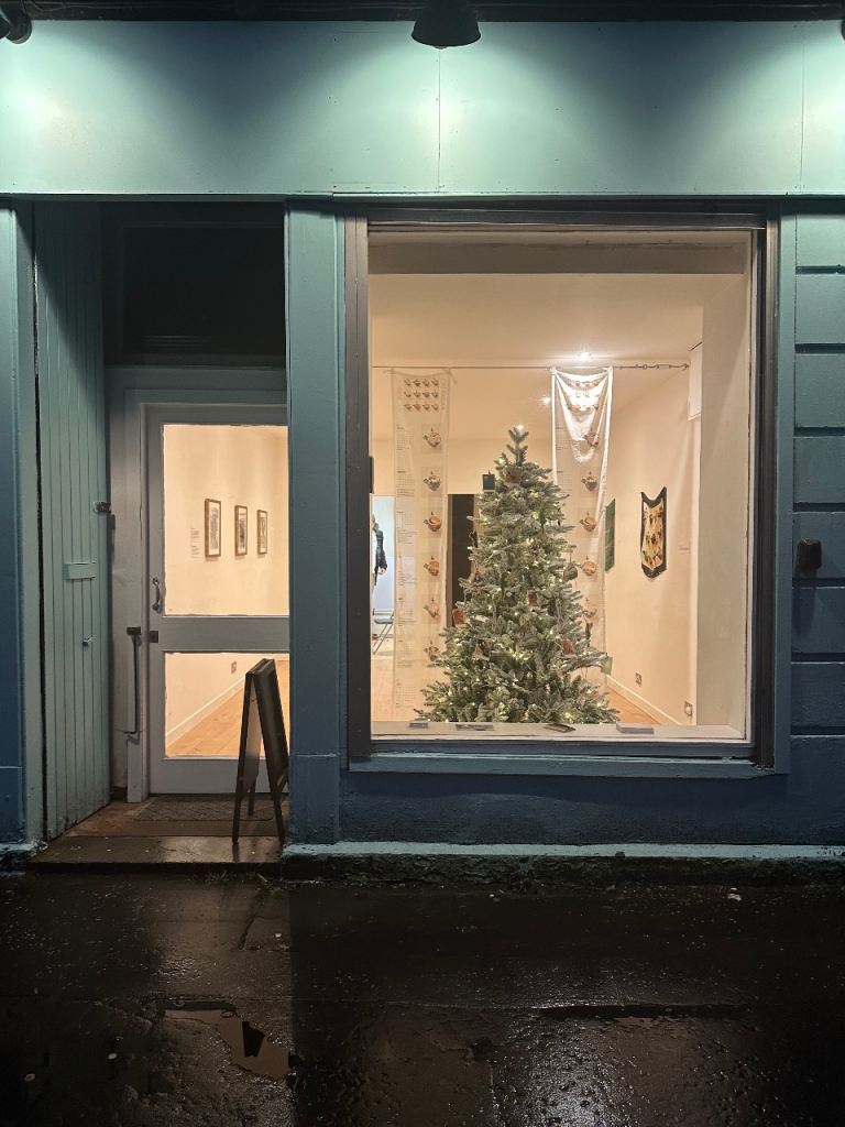 Flocked Christmas Tree with Lights – As Good As New
