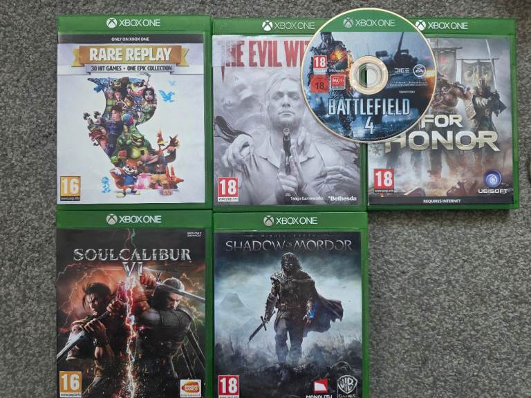 Xbox One Game Bundle – Rare Replay, Soulcalibur VI, Battlefield 4 and more!