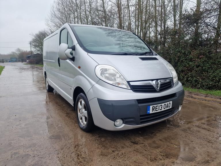 2013 Vauxhall Vivaro 2900 SPORTIVE CDTI LWB Silver  Drives Perfect  132k Miles