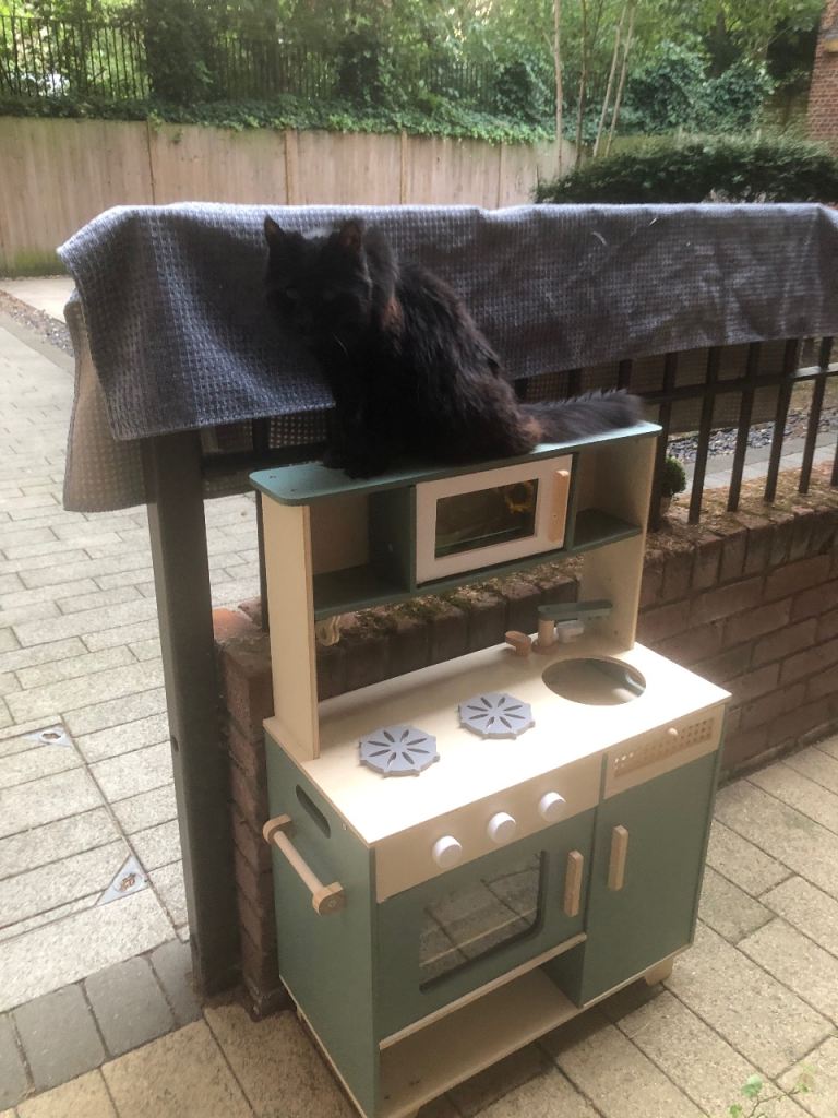 Children's Wooden Play Kitchen – Great Condition