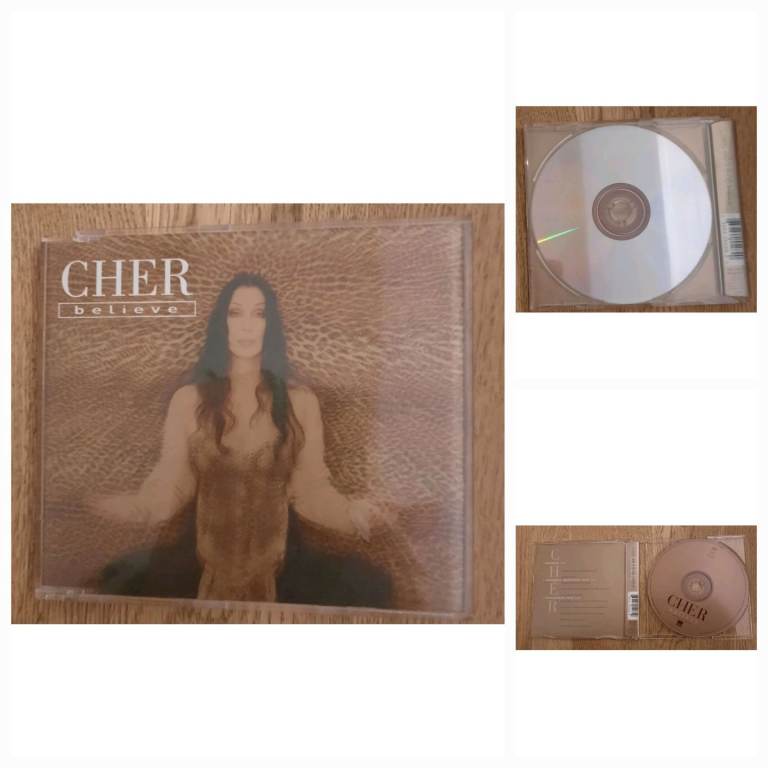 Cher Beleive WEA175 CD Single 3 Track Card Sleeve UK CD Single