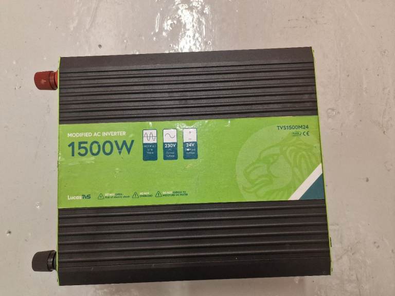 1500W 24V Modified Sine Wave Power Inverter – 230V AC