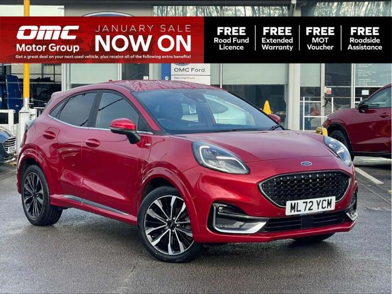 2023 Ford Puma 1.0 EcoBoost Hybr mHEV 155 ST-Line Vignale 5dr DCT HATCHBACK Petrol/Electric Hybri...