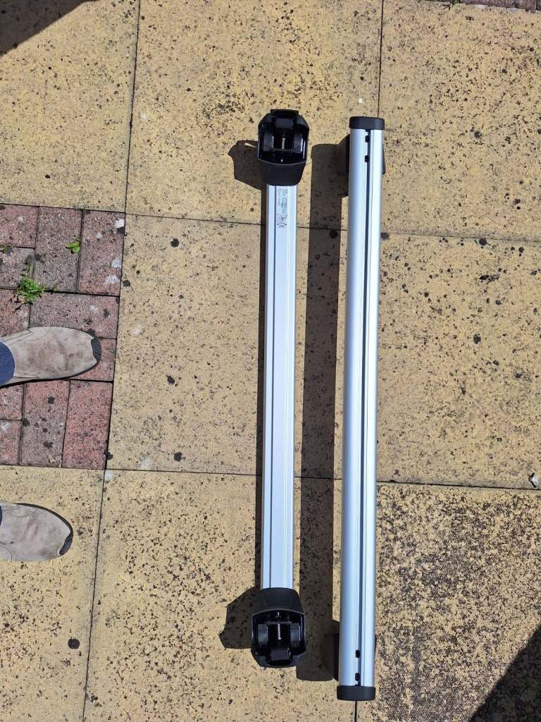Pair of Audi 80A.860.019 Roof Cross Bars