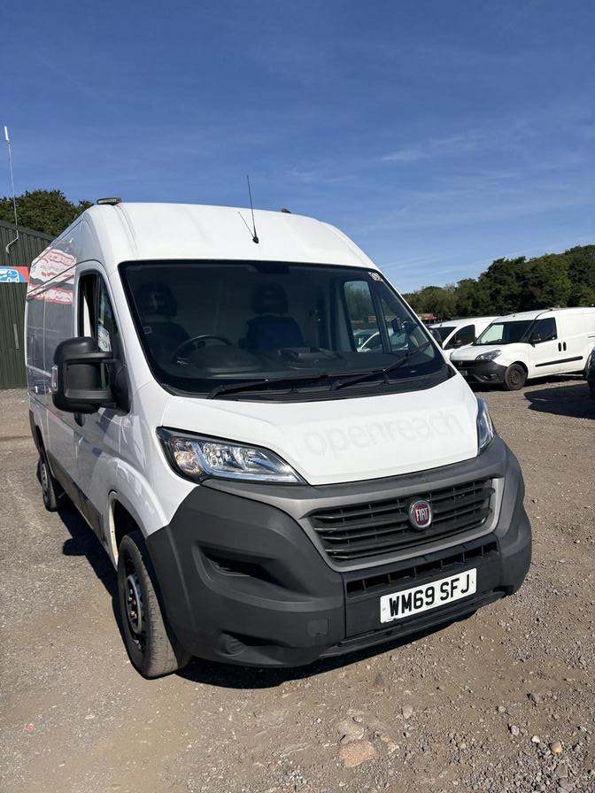 2020 Fiat Ducato 2.3 Multijet High Roof Van 120 PANEL VAN DIESEL Manual
