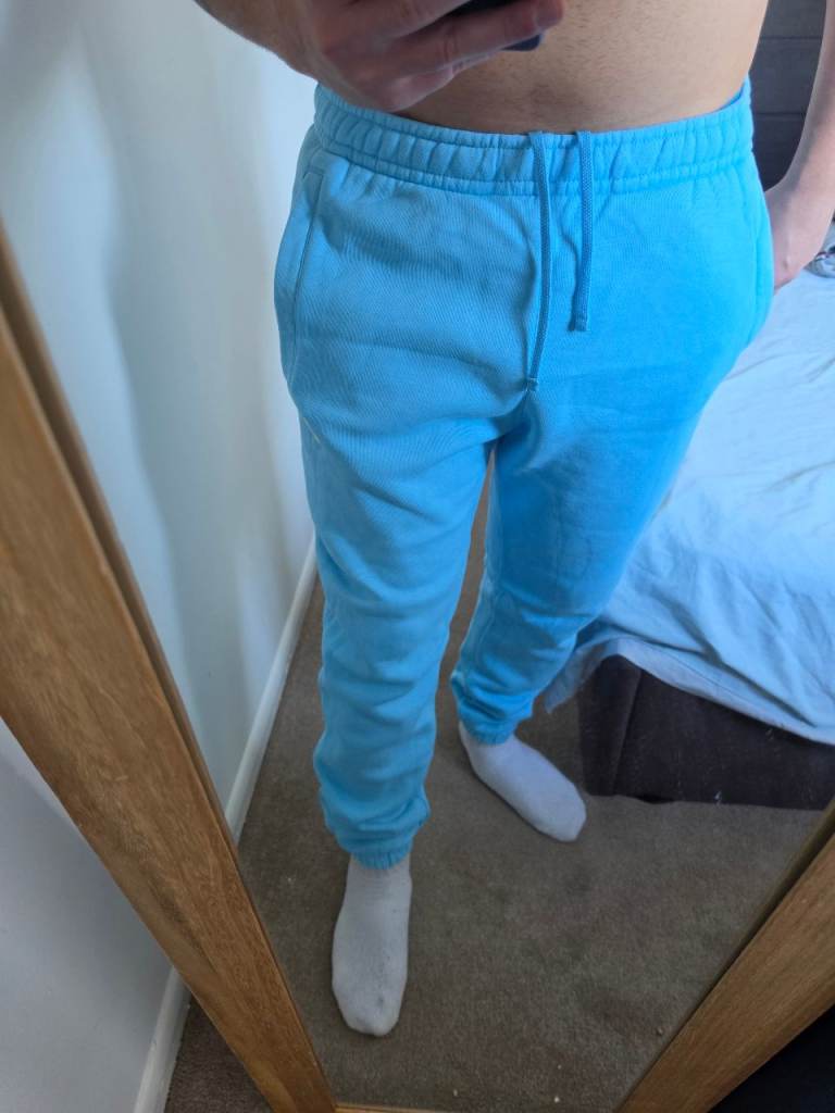Nike Blue Sweatpants/Joggers – Size M, Good Condition