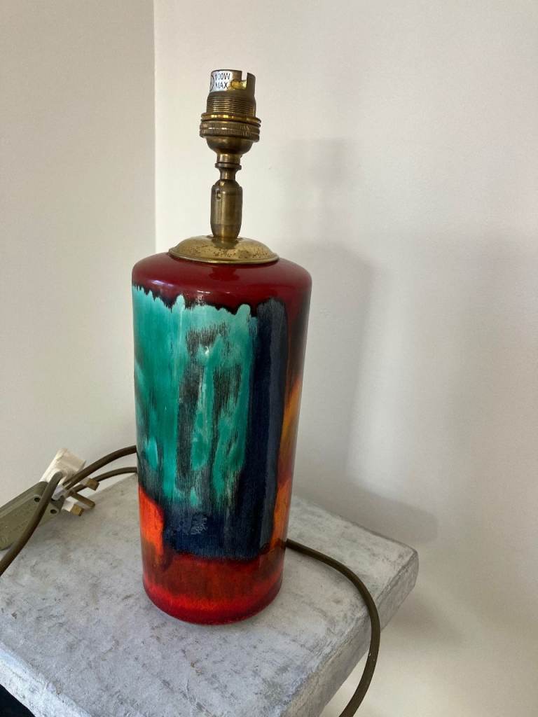 image for Poole pottery lamp base-Gemstones-