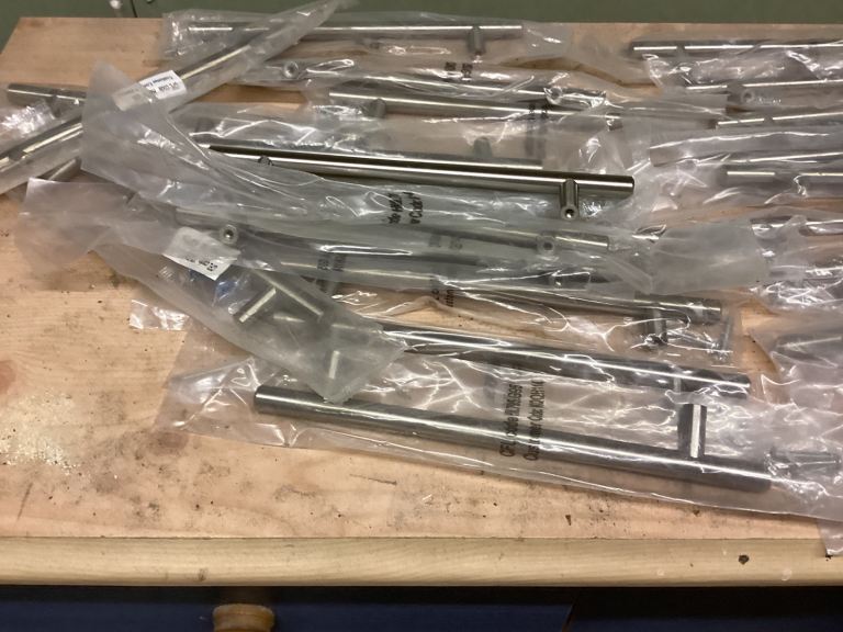 24 chrome kitchen cabinet handles new