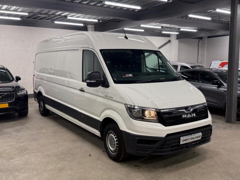 2020 MAN TGE 70 REG 140 High Roof Panel Van LWB No Vat salvage damaged repairable  High Volume/Hi...