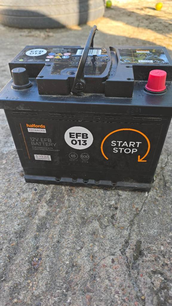 Halfords Advanced EFB013 Start/Stop EFB 12V Car Battery