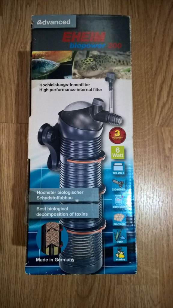 Eheim Biopower 200 Aquarium Fish tank Filter made in Germany,