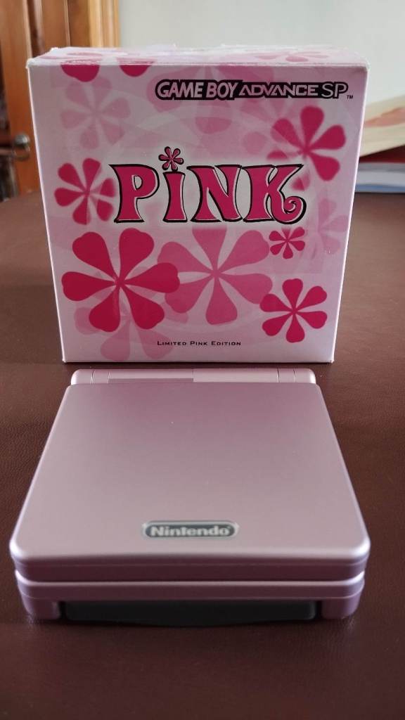 Nintendo Gameboy Advance SP Limited Pink
