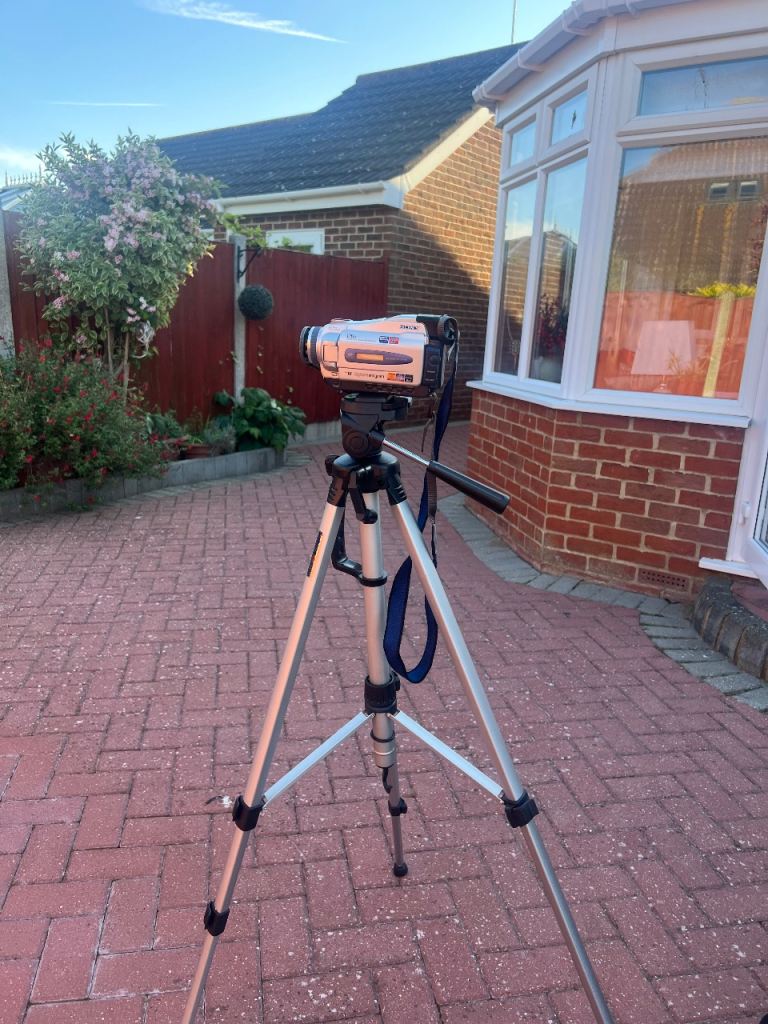 Tripod and video camera 