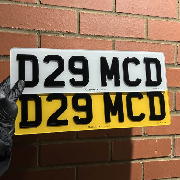 Replacement Number Plates – All Styles