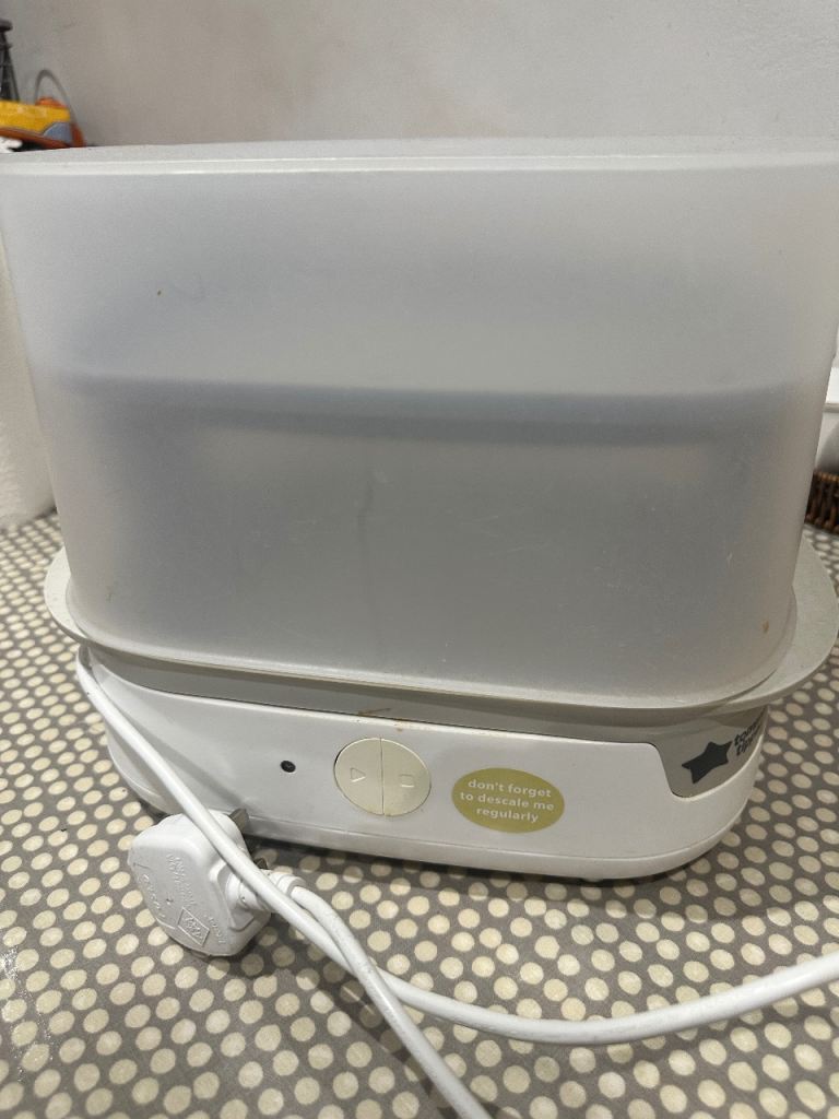 Tommee Tippee Advanced Electric Baby Bottle Steriliser-White