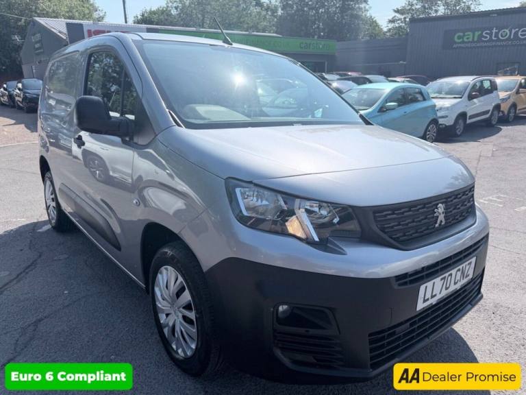 2021 Peugeot Partner Grey 1.5 BlueHDi Professional van, 20,400 miles, Euro 6, 5-Speed manual, 8i ...