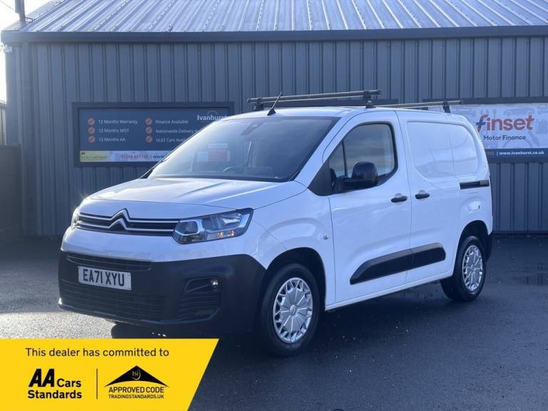 2021 Citroen Berlingo 1.5 BlueHDi 1000 Enterprise M Pro Panel Van 5dr Diesel EAT8 SWB Euro 6 (s/s...