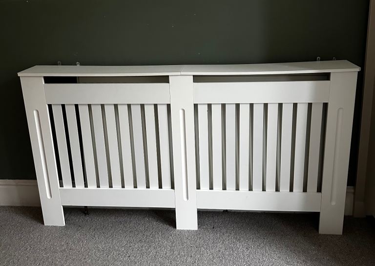 White Radiator Cover 