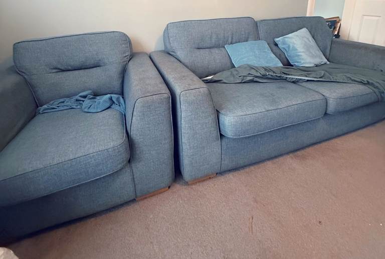 2 and 1 seater sofa