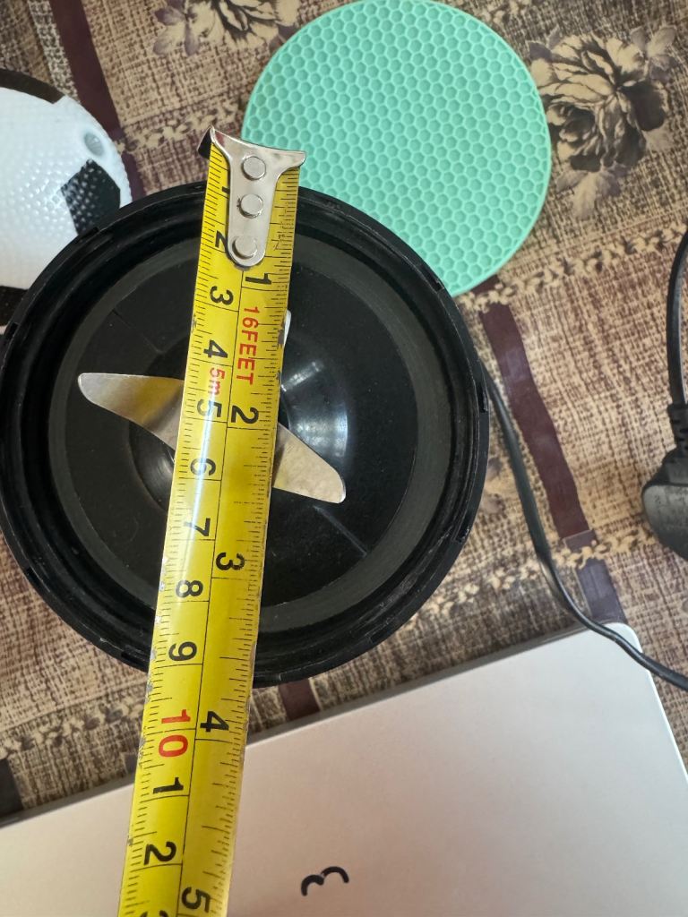 MO HEALTH Food Blender – Silver, Good Condition