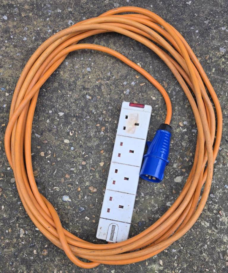 10M Caravan / Motorhome extension lead. READ DESCRIPTION PLEASE.