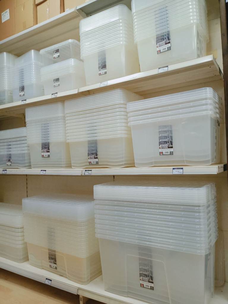 Plastic storage boxes / Container / Tubs ate available