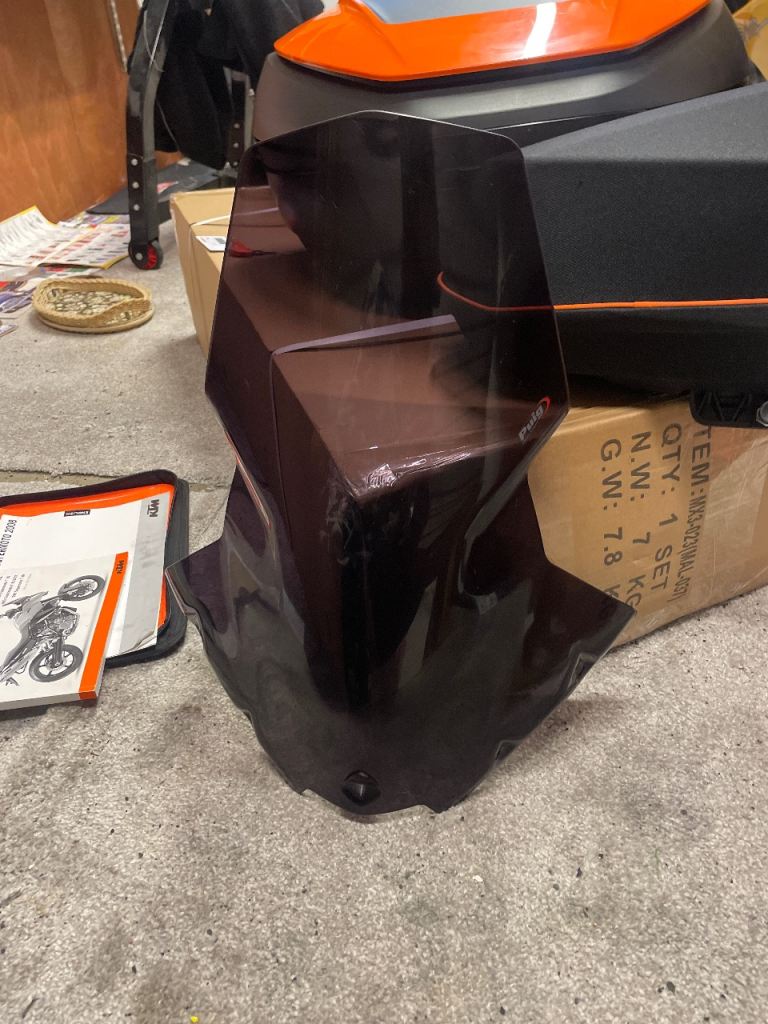 Puig Racing Screen – Dark Smoke – KTM 990 Supermoto / Adventure