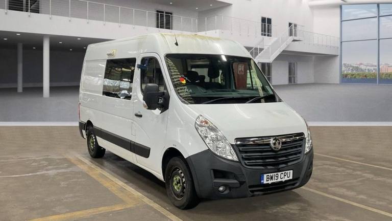 2019 Vauxhall Movano L2 H2 Crew Van with Integrated Mess Unit With Air Conditioning Cdti 130 PS. ...