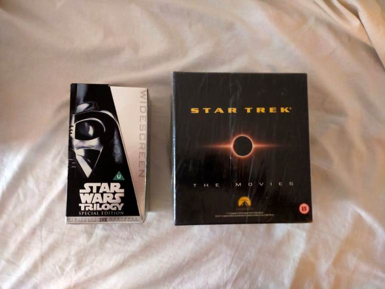 VHS box sets still sealed and unopened 