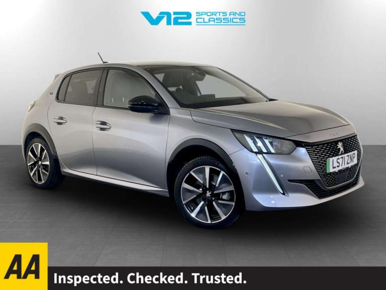 2021 Peugeot E-208 50kWh GT Hatchback 5dr Electric Auto (136 ps) Hatchback Electric Automatic