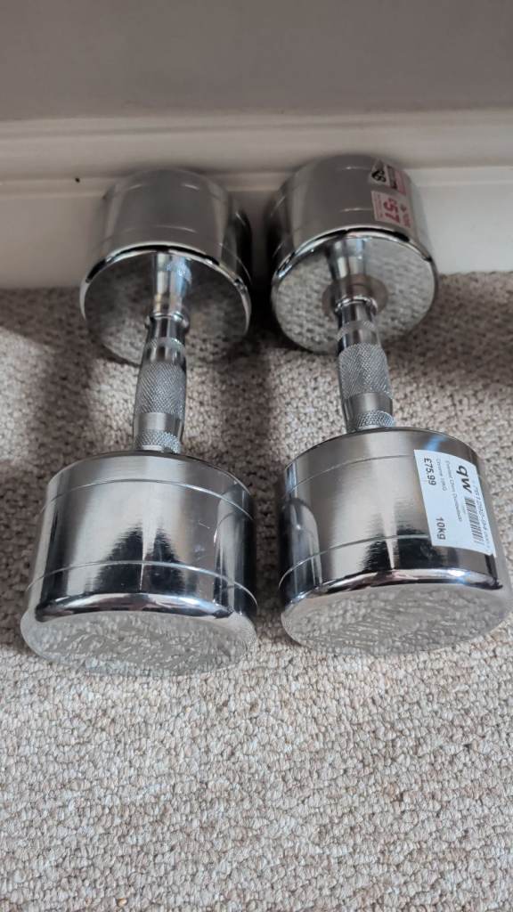 10kg dumbbells for sell 