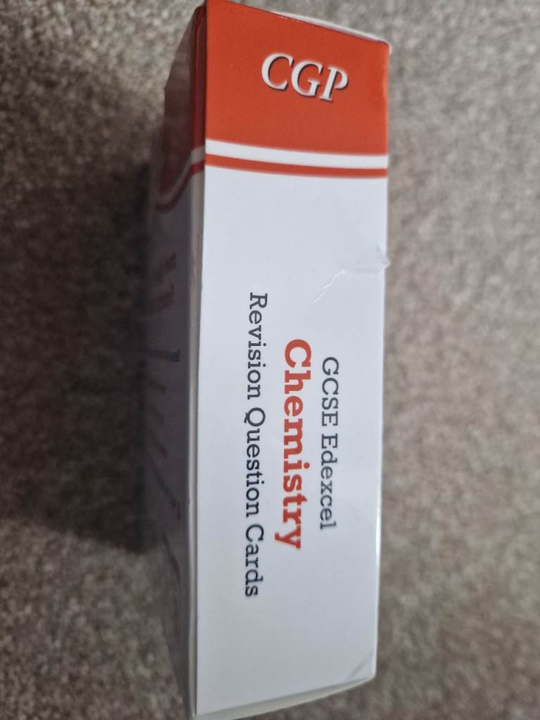 Gcse chemistry revision cards for edexcel 