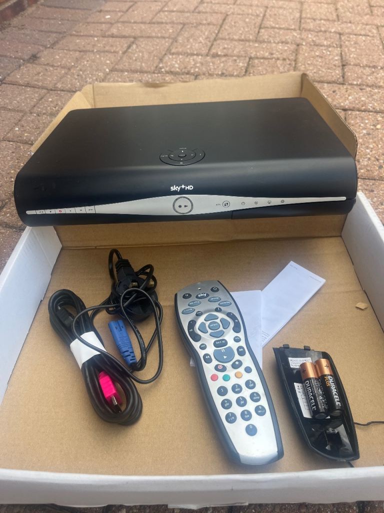 Sky+box remote and leads 
