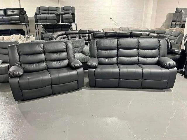 Premium Roma Corner Recliner & 3-2 Recliners Set ❤️ Same Day Delivery **