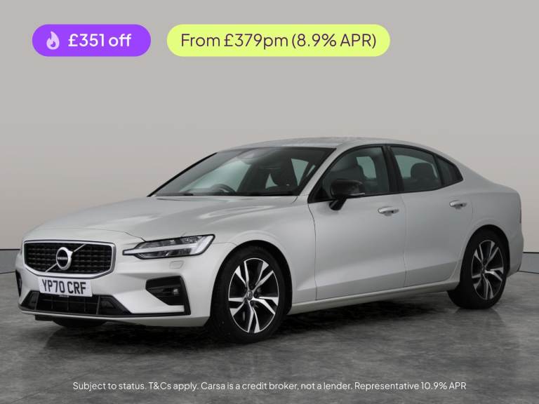 2020 Volvo S60 2.0 T5 R-Design Plus Saloon 4dr Petrol Auto Euro 6 (s/s) (250 ps) - SENSUS  Saloon...