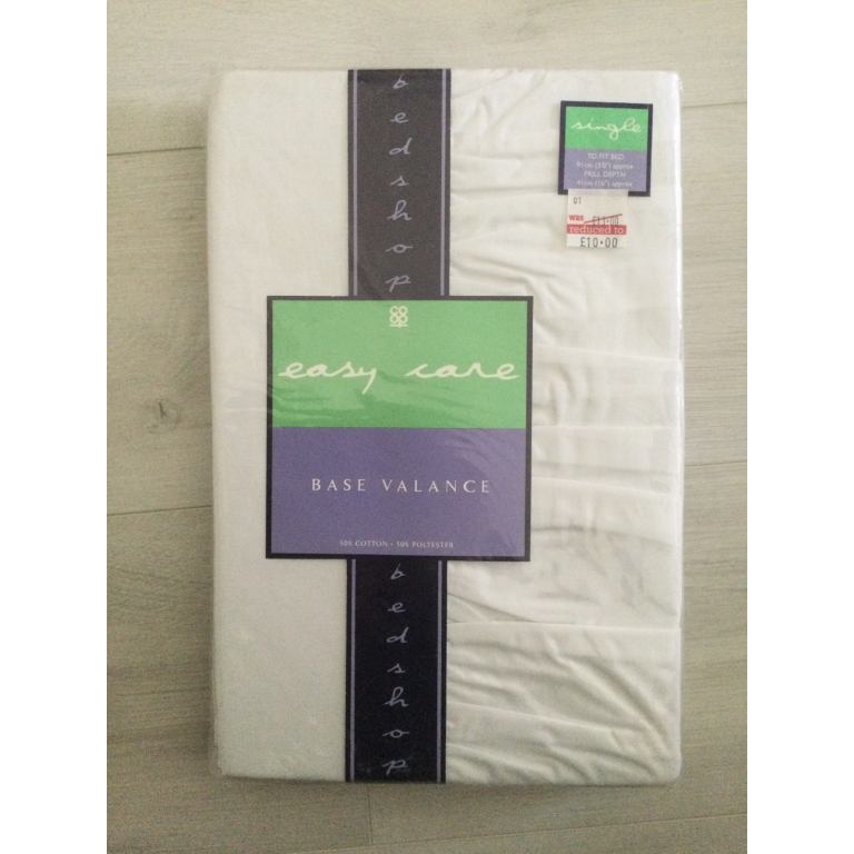 Brand New Single bed valance sheet