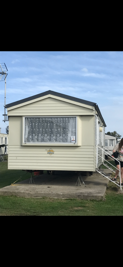 Static caravan at st osyths caravan park Clacton 